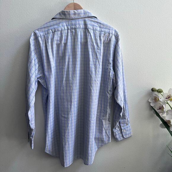 Ralph Lauren Philip 100% Cotton Casual Men’s Long Sleeve Button Up Size 16 32/33 - Picture 2 of 7